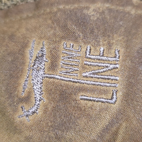 Nine Line Apparel Dropline Snapback Trucker Hat Distressed Brown - Picture 2 of 9